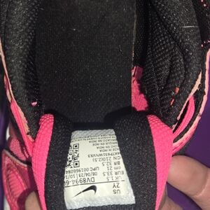 Nike Black and Pink Sneakers